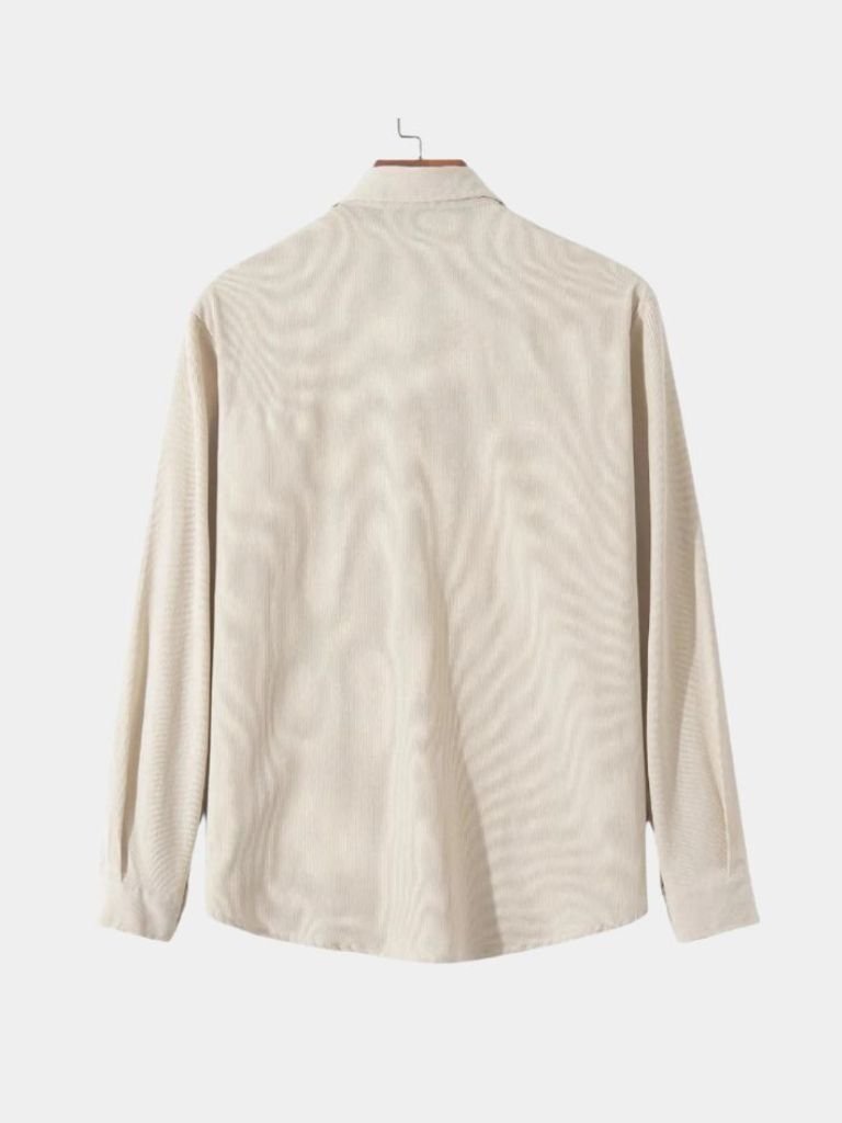 Casual Solid Corduroy Shirt - CAAYWORLD CAAYWORLD