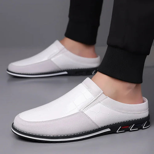 Cavari Leather Slip-On - Mules CAAYWORLD MEN