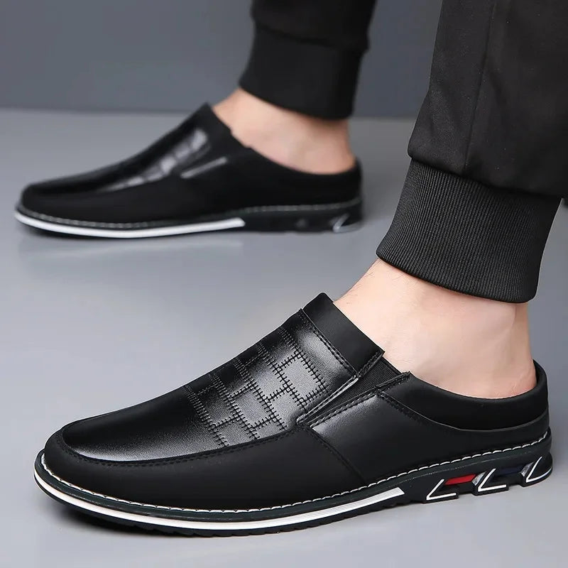 Cavari Leather Slip-On - Mules CAAYWORLD MEN