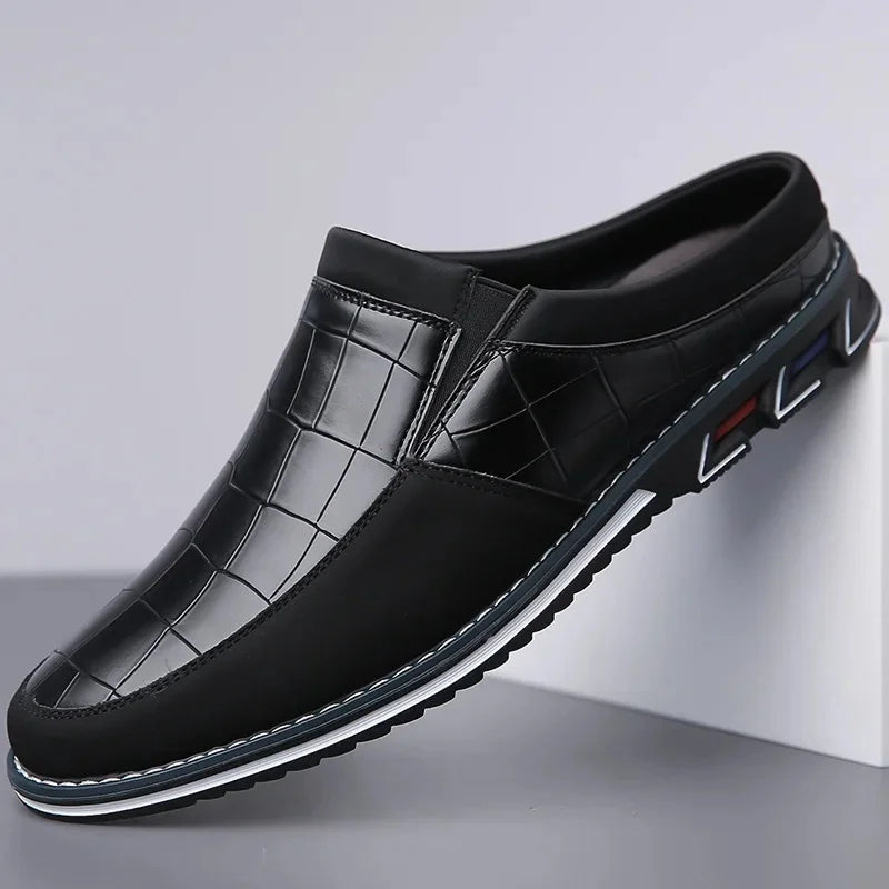 Cavari Leather Slip-On - Mules CAAYWORLD MEN