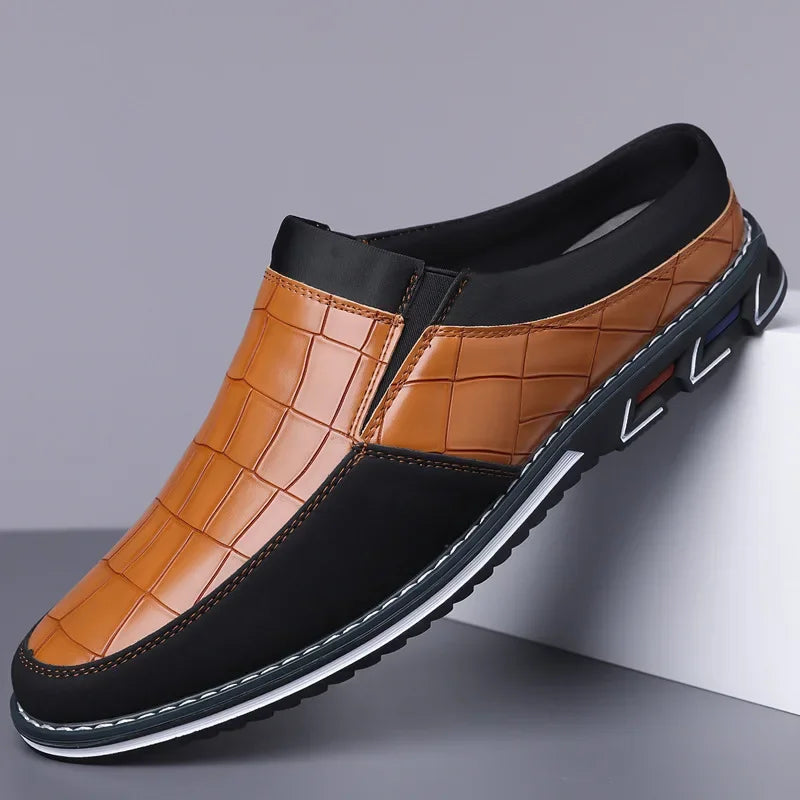 Cavari Leather Slip-On - Mules CAAYWORLD MEN
