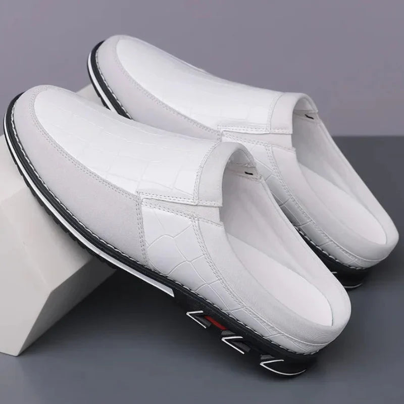 Cavari Leather Slip-On - Mules CAAYWORLD MEN