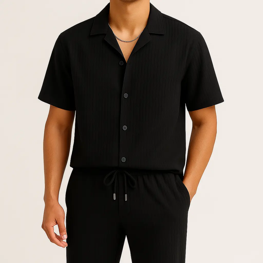 Cavari Relaxed Linen - Two-Piece Set CAAYWORLD