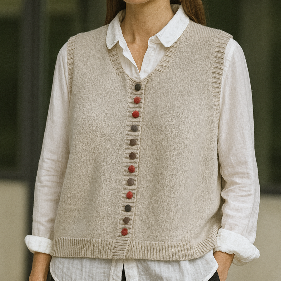 Cecilia - Relaxed-Fit Knit Cardigan CAAYWORLD WOMEN