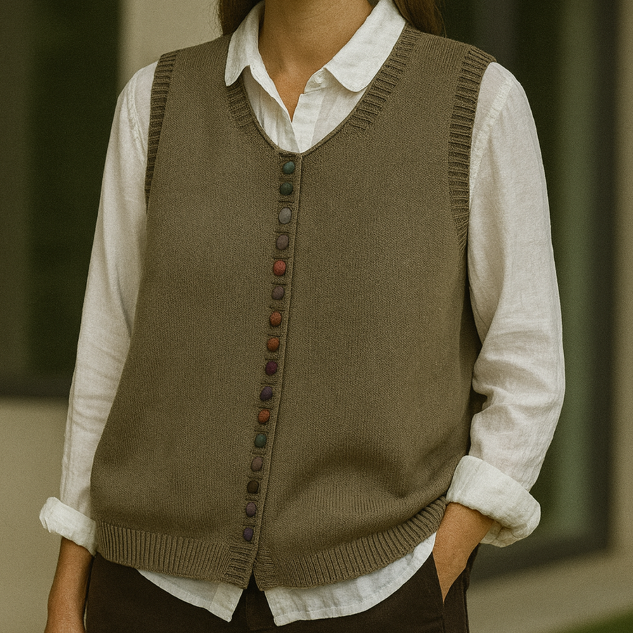 Cecilia - Relaxed-Fit Knit Cardigan CAAYWORLD WOMEN