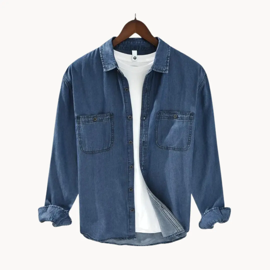 Chambray Western Button-Down - Shirt CAAYWORLD