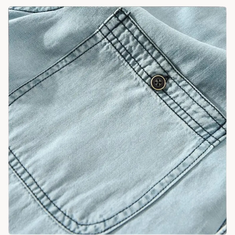 Chambray Western Button-Down - Shirt CAAYWORLD