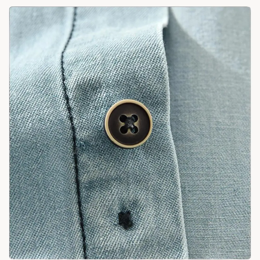Chambray Western Button-Down - Shirt CAAYWORLD