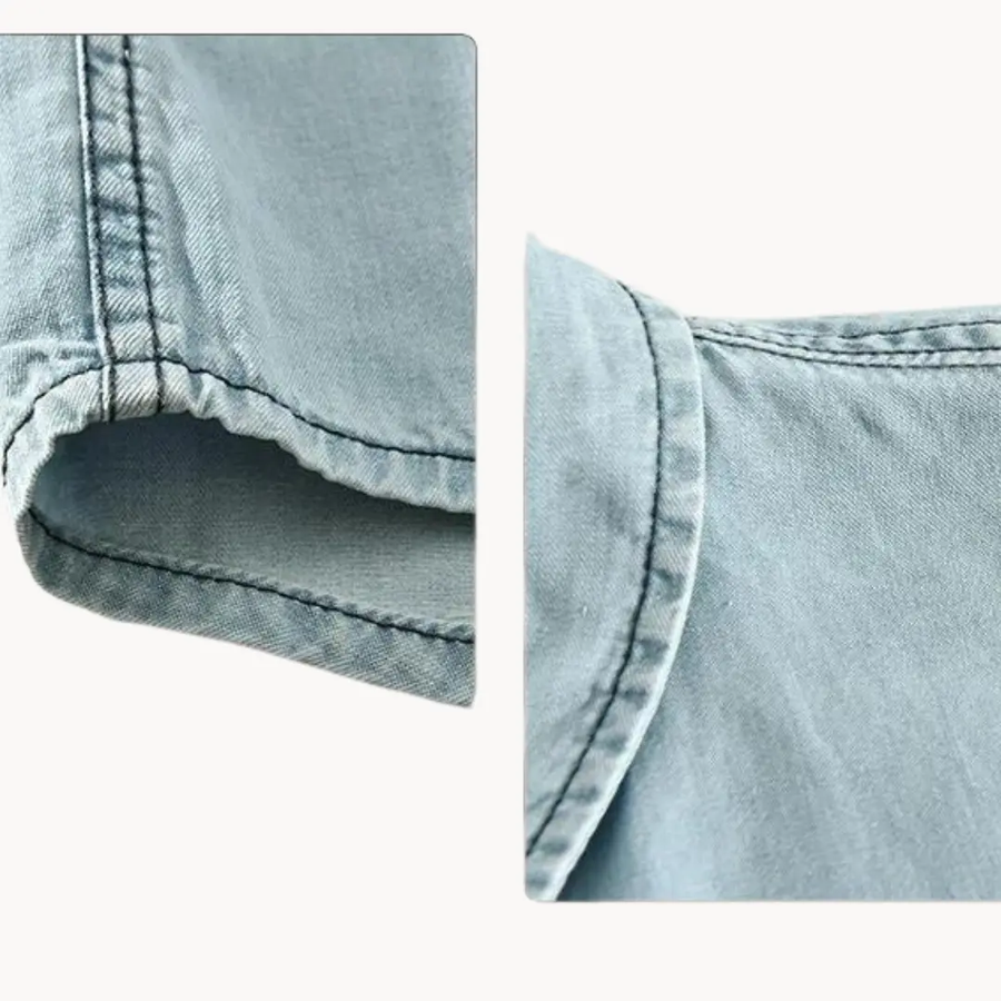 Chambray Western Button-Down - Shirt CAAYWORLD