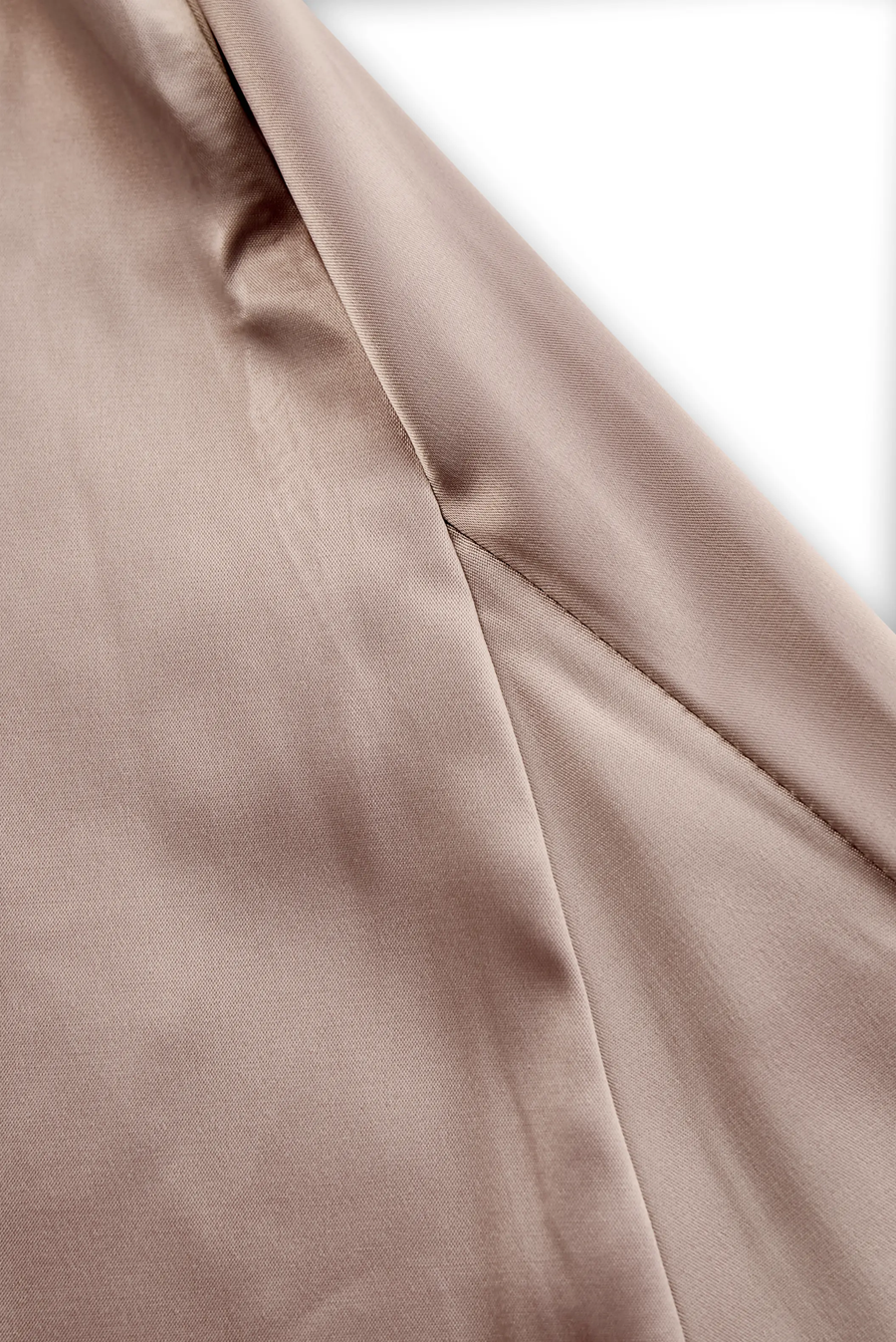 Champagne Satin One-Shoulder Evening - Maxi Dress CAAYWORLD