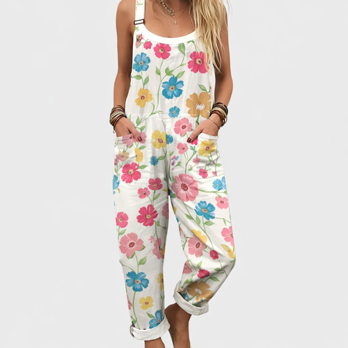 Isabella - Comfortable Printed Overalls