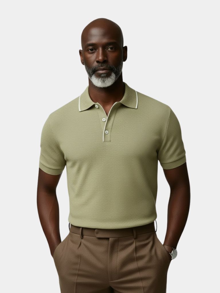 Classic Beige Polo Shirt – CAAYWORLD CAAYWORLD