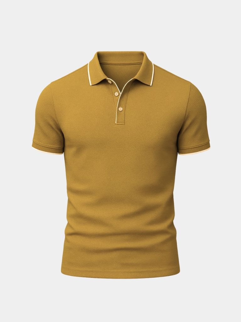 Classic Beige Polo Shirt – CAAYWORLD CAAYWORLD