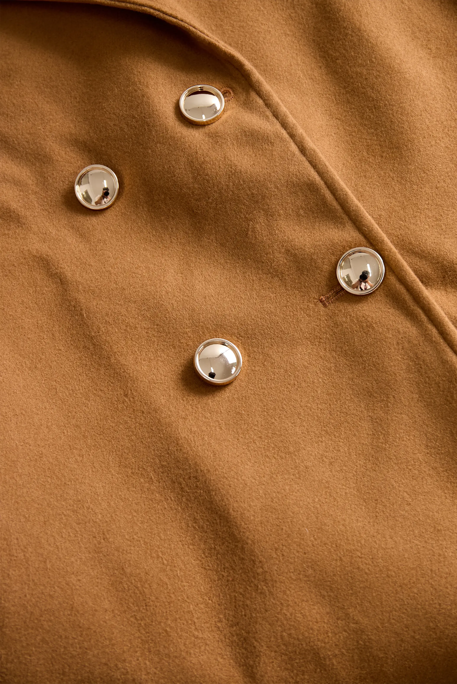 Classic Camel Wool Belted Silhouette - Trench Coat CAAYWORLD