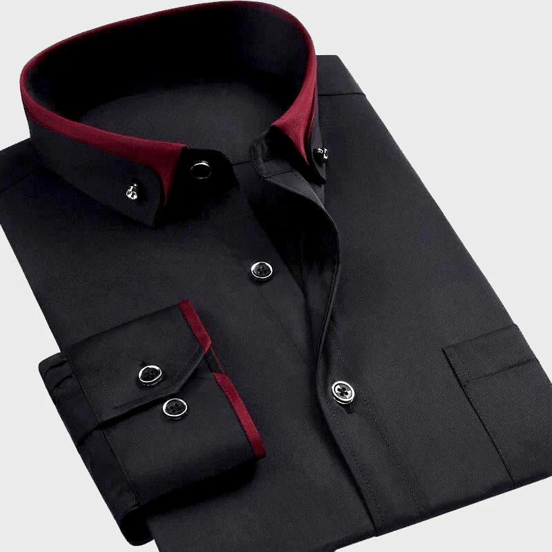 Classic Collared Button-Up - Shirt CAAYWORLD MEN