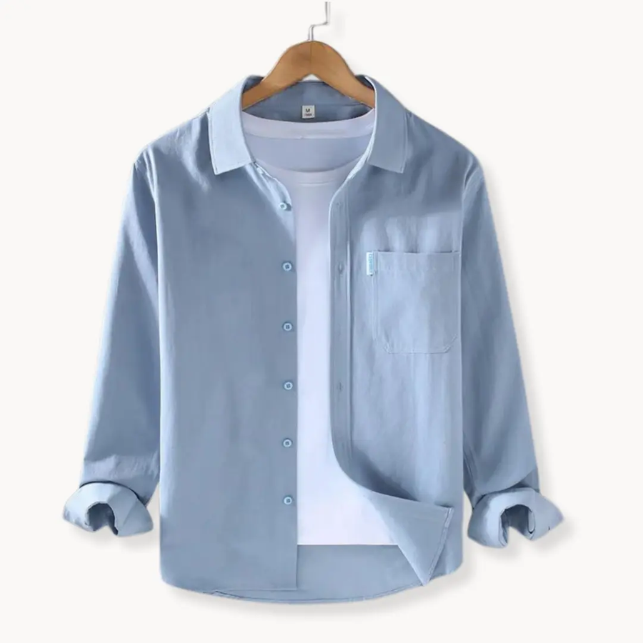 Classic Cotton Button-Down - Shirt CAAYWORLD