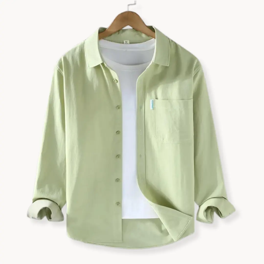 Classic Cotton Button-Down - Shirt CAAYWORLD