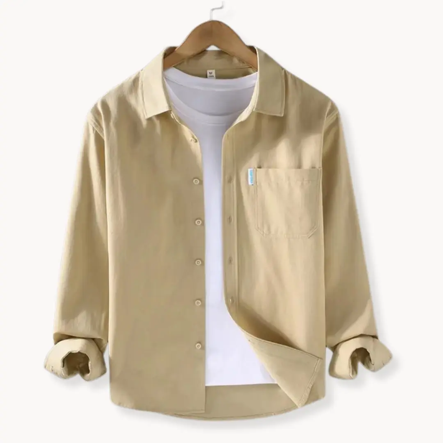 Classic Cotton Button-Down - Shirt CAAYWORLD