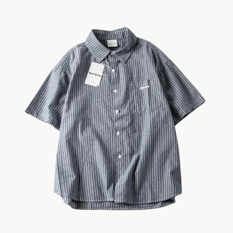 Classic Cotton Button-Up - Shirt CAAYWORLD
