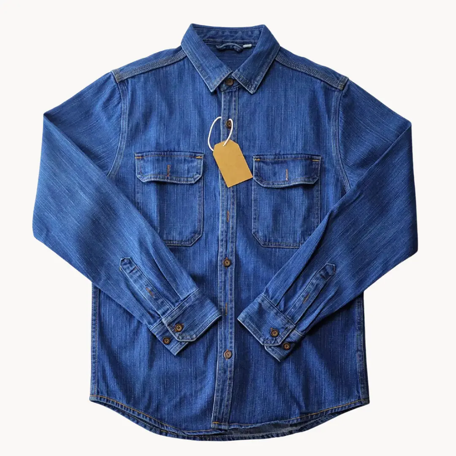 Classic Denim Button-Down - Shirt CAAYWORLD
