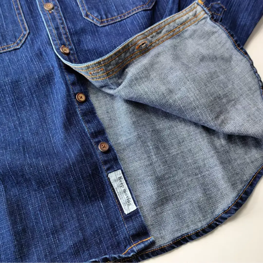 Classic Denim Button-Down - Shirt CAAYWORLD