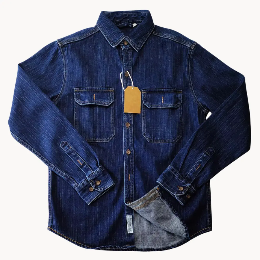 Classic Denim Button-Down - Shirt CAAYWORLD