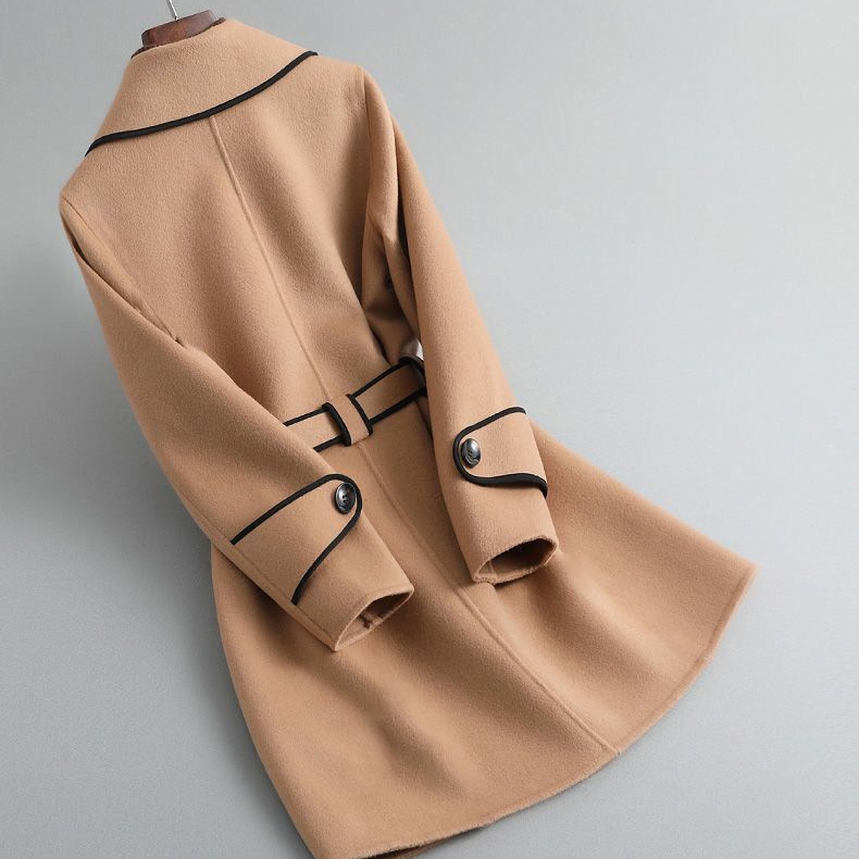 Classic Double-Breasted Belted Trench - Coat CAAYWORLD
