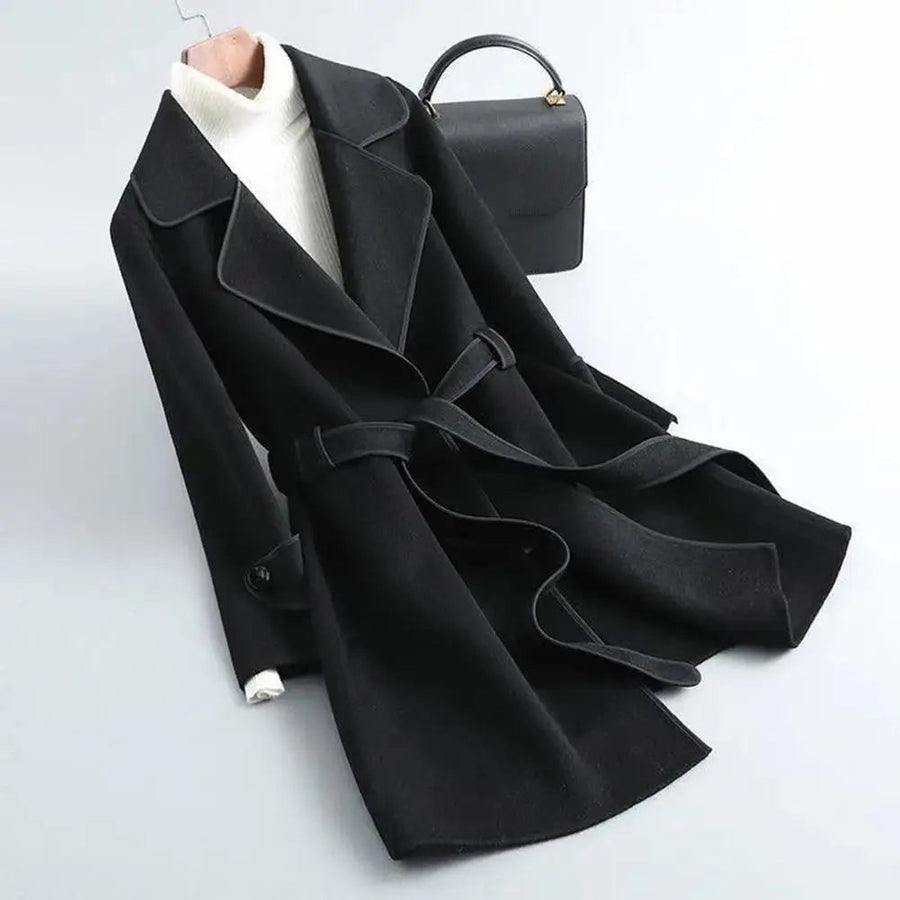 Classic Double-Breasted Belted Trench - Coat CAAYWORLD