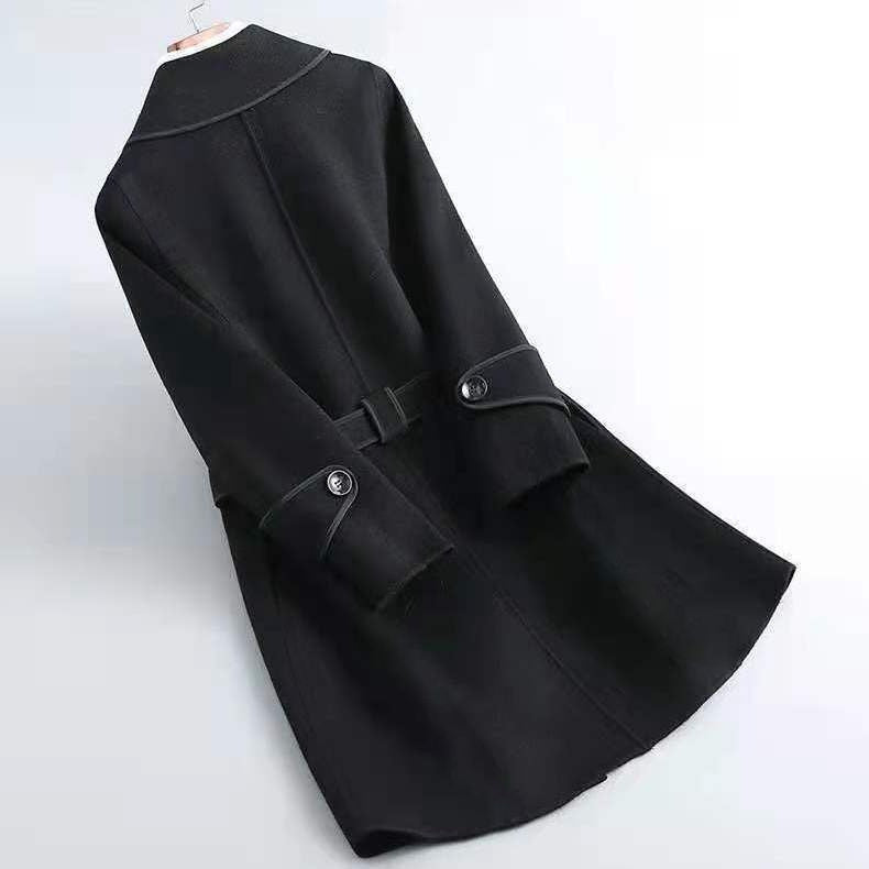 Classic Double-Breasted Belted Trench - Coat CAAYWORLD