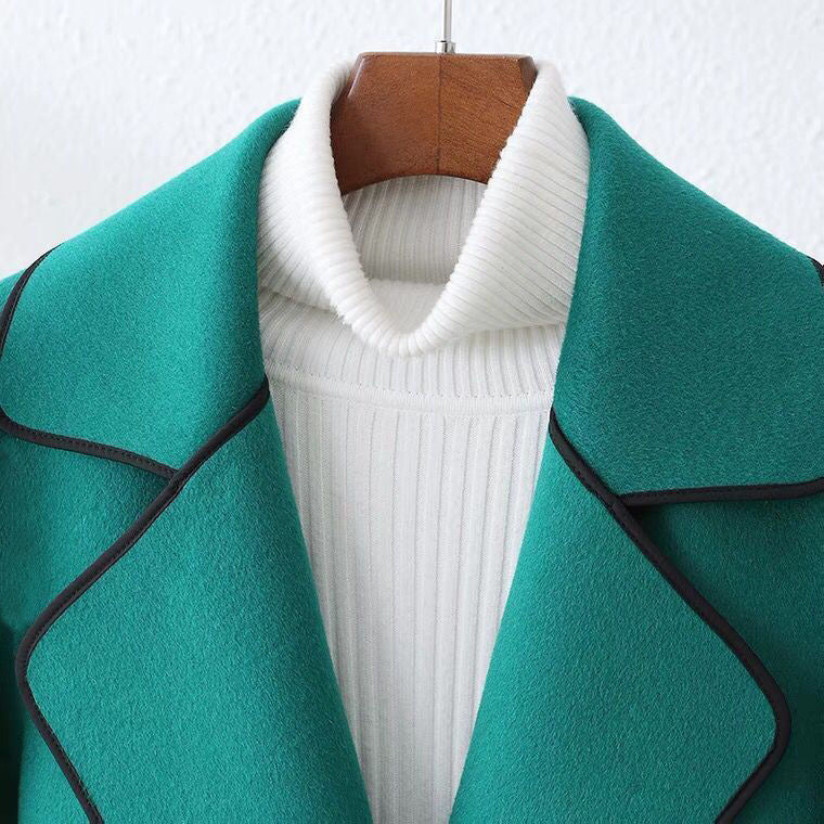 Classic Double-Breasted Belted Trench - Coat CAAYWORLD