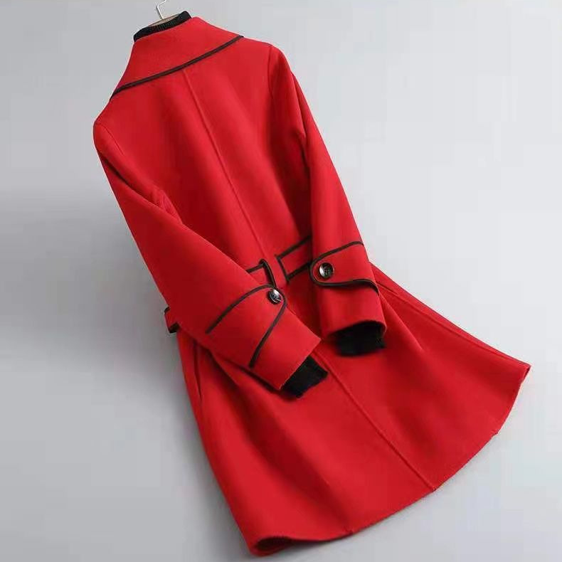 Classic Double-Breasted Belted Trench - Coat CAAYWORLD