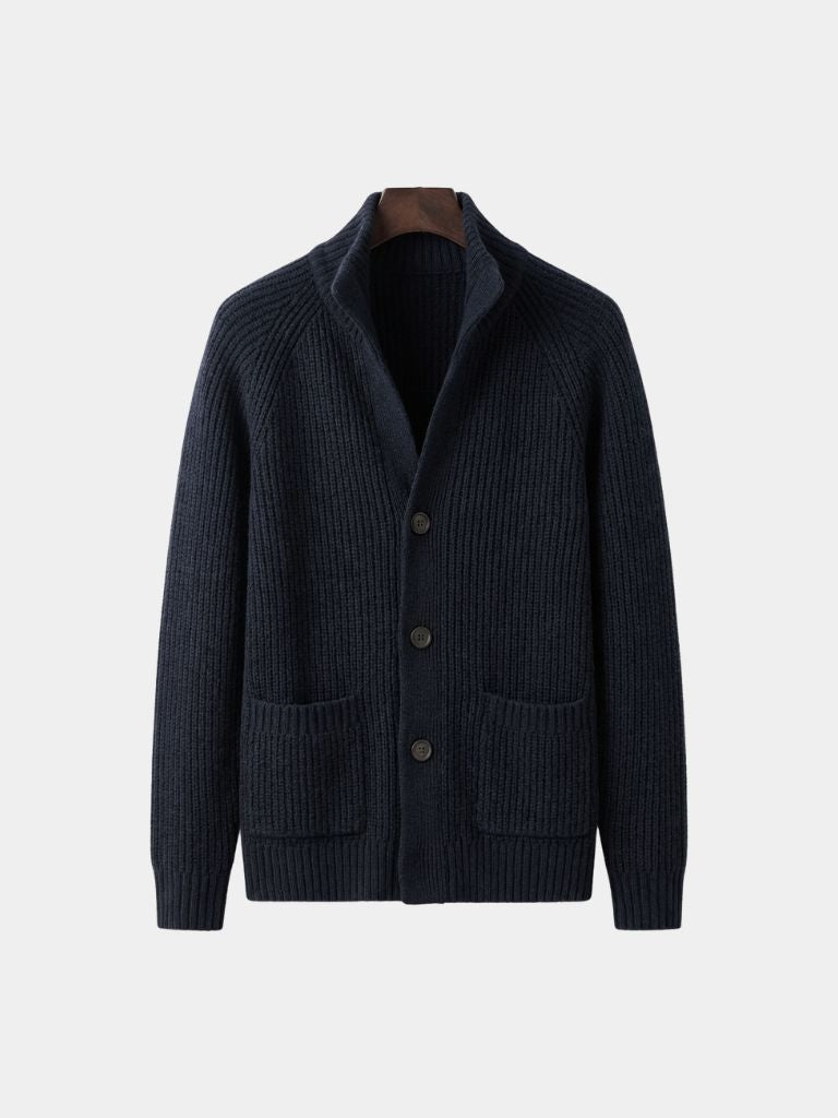 Classic Heritage Botton Knit Jacket - CAAYWORLD CAAYWORLD