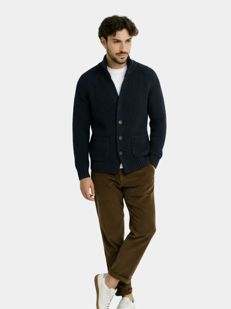 Classic Heritage Botton Knit Jacket - CAAYWORLD CAAYWORLD
