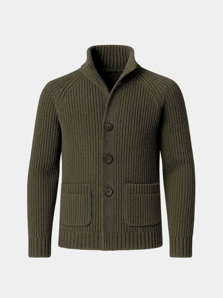 Classic Heritage Botton Knit Jacket - CAAYWORLD CAAYWORLD