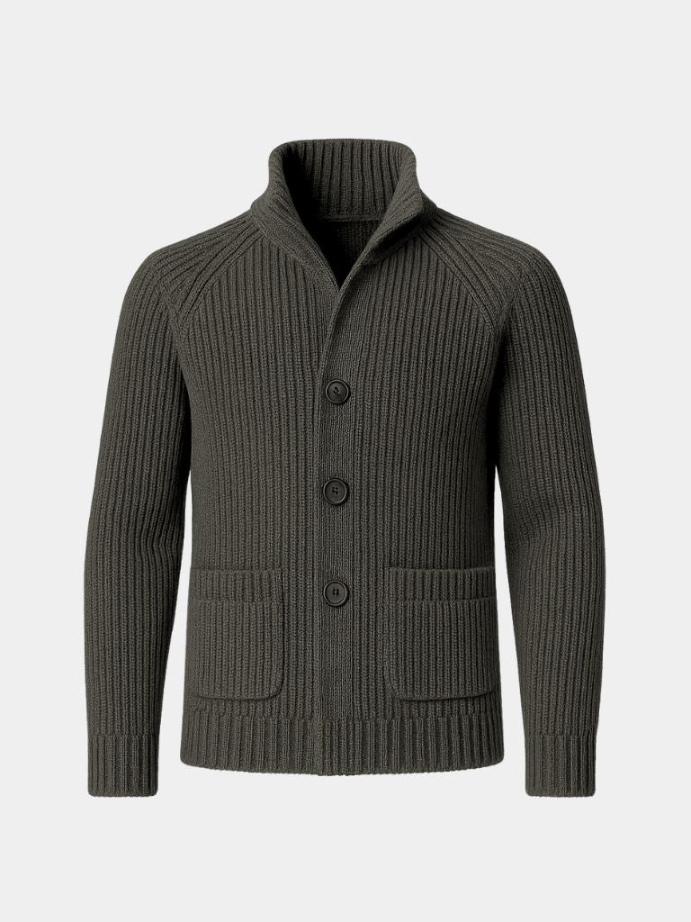 Classic Heritage Botton Knit Jacket - CAAYWORLD CAAYWORLD