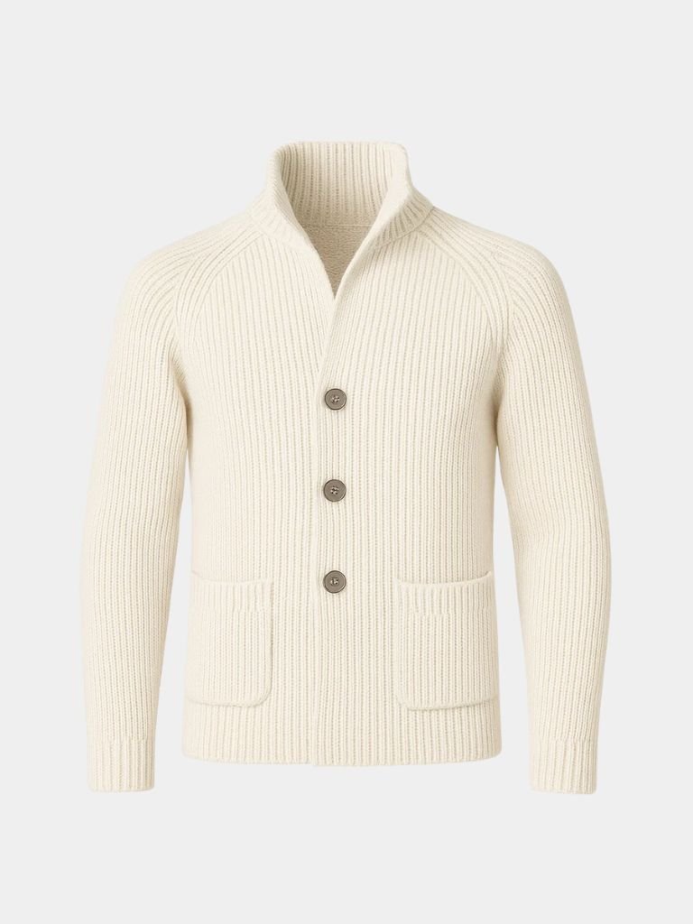 Classic Heritage Botton Knit Jacket - CAAYWORLD CAAYWORLD