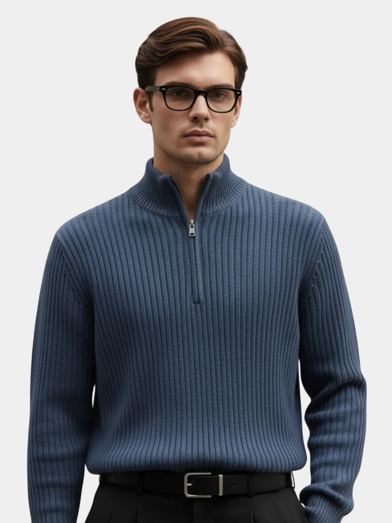Classic Highland Quarter-Zip Sweater - CAAYWORLD CAAYWORLD