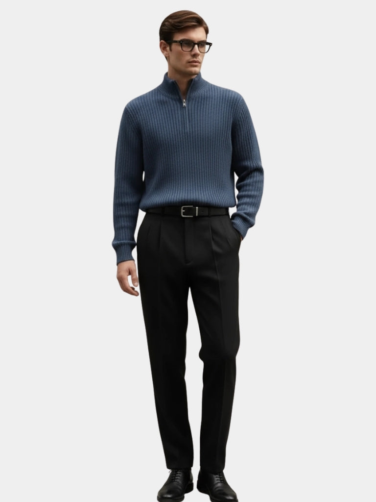 Classic Highland Quarter-Zip Sweater - CAAYWORLD CAAYWORLD