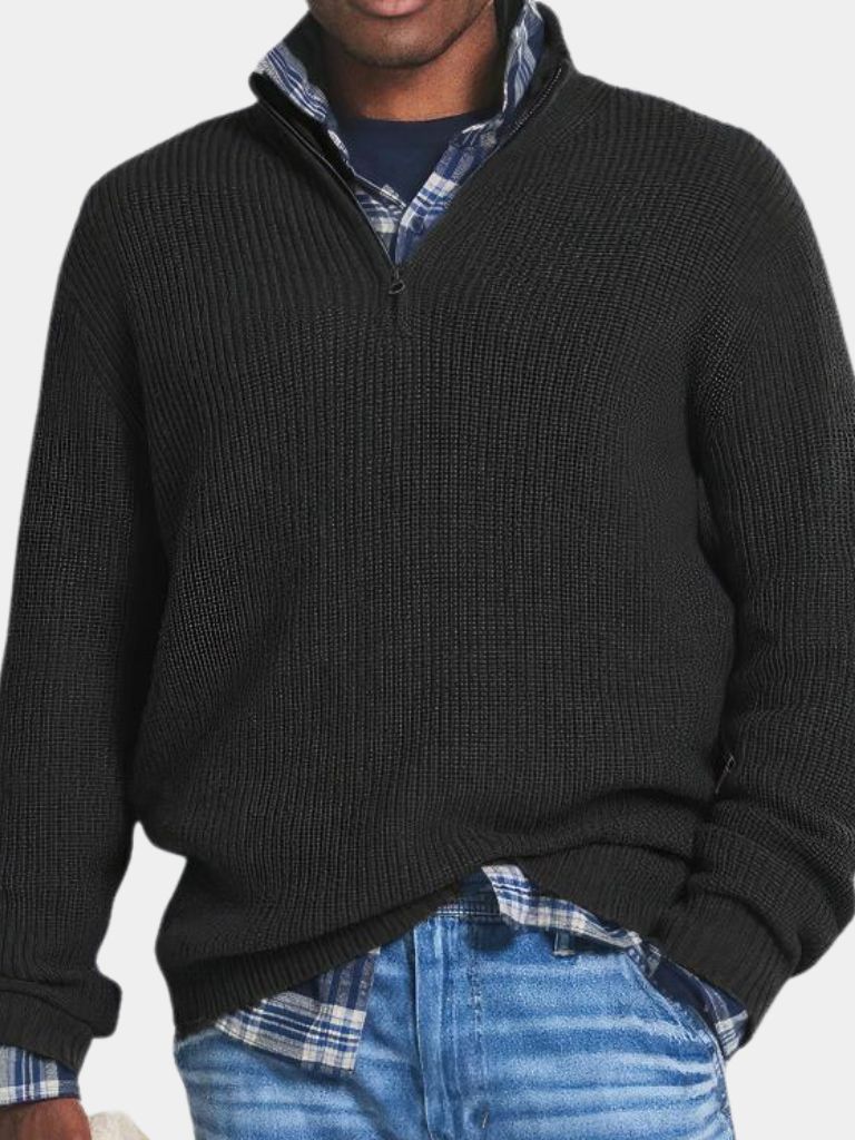 Classic Highland Quarter-Zip Sweater - CAAYWORLD CAAYWORLD