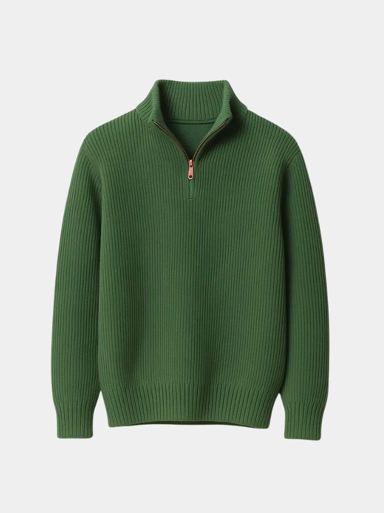 Classic Highland Quarter-Zip Sweater - CAAYWORLD CAAYWORLD