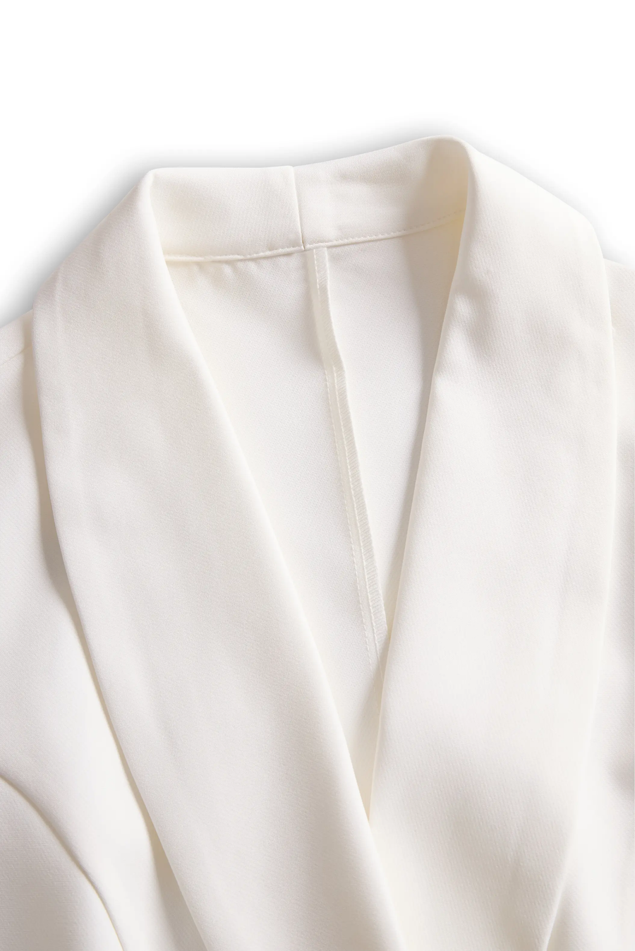 Classic Ivory Belted Tailored Silhouette - Jumpsuit CAAYWORLD
