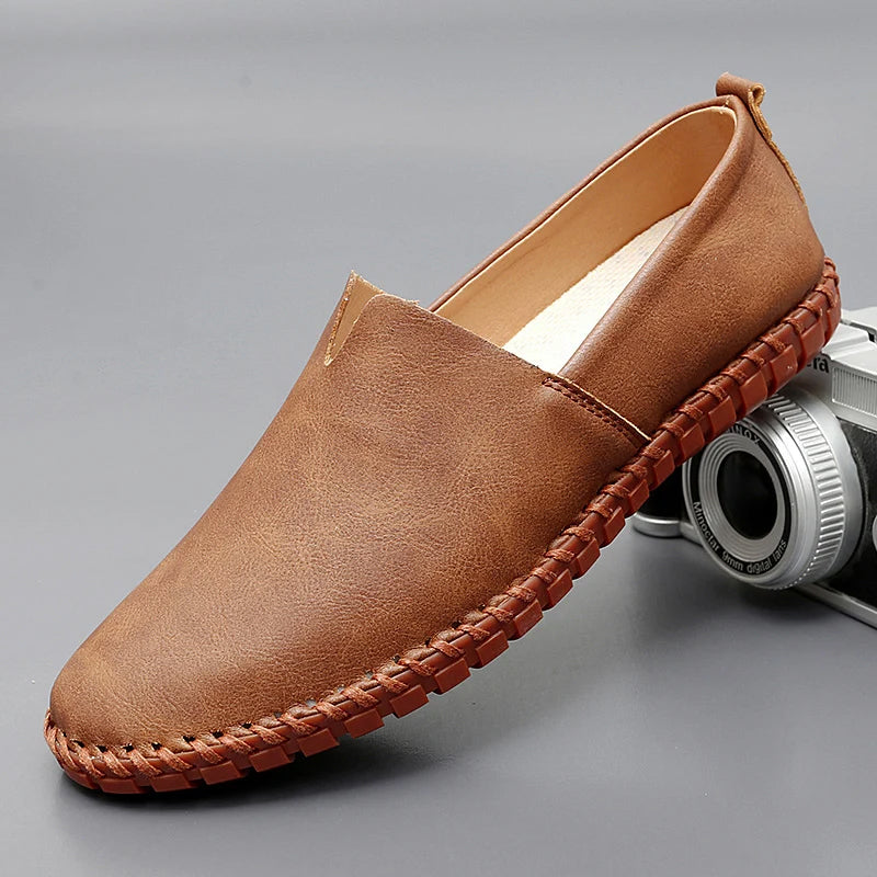 Classic Leather Penny Slip-On - Loafers CAAYWORLD MEN