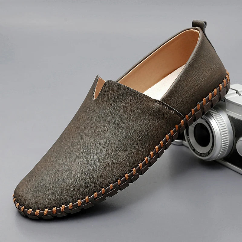 Classic Leather Penny Slip-On - Loafers CAAYWORLD MEN