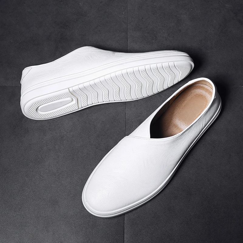 Classic Leather Slip-On - Loafers CAAYWORLD MEN