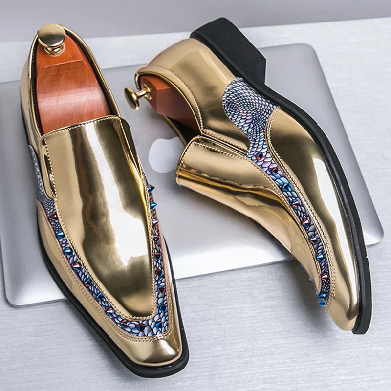 Classic Polished Leather - Dress Shoes CAAYWORLD MEN