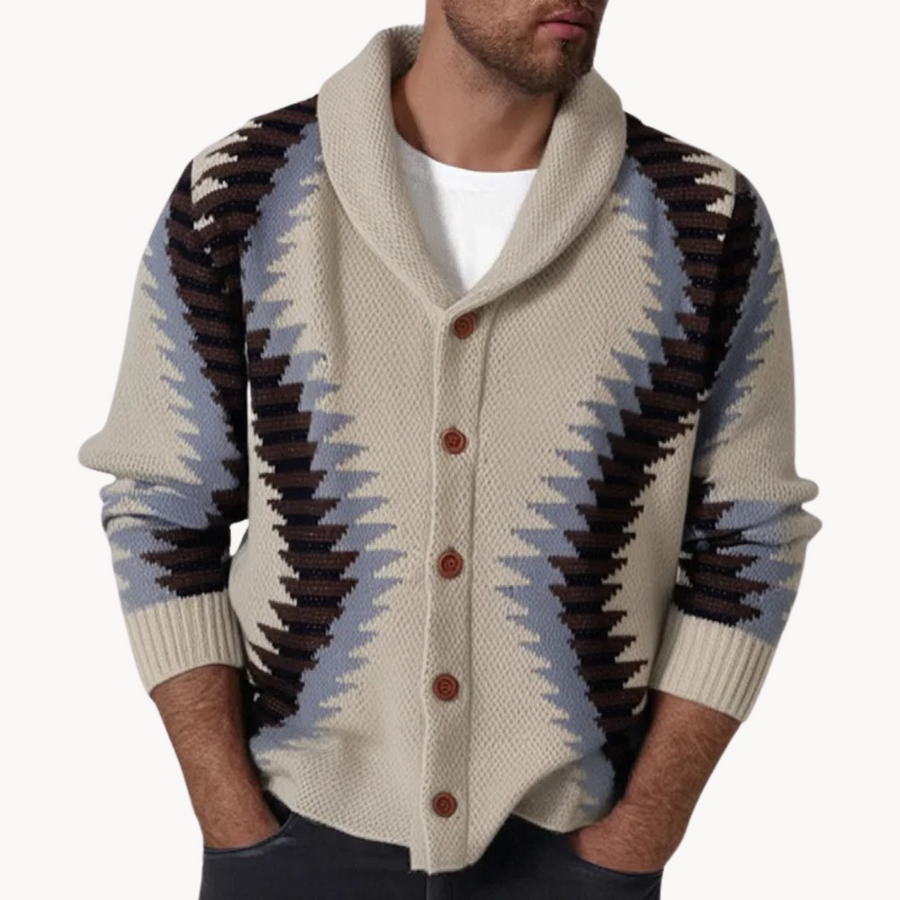 Classic Ribbed Knit - Cardigan CAAYWORLD MEN