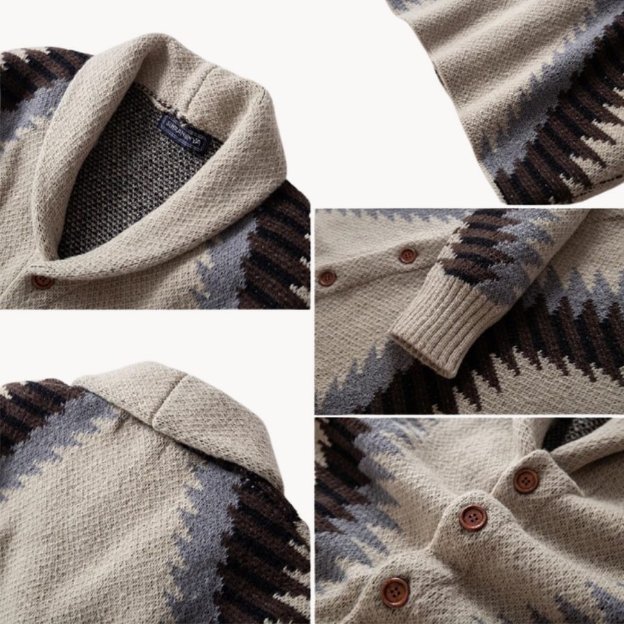 Classic Ribbed Knit - Cardigan CAAYWORLD MEN