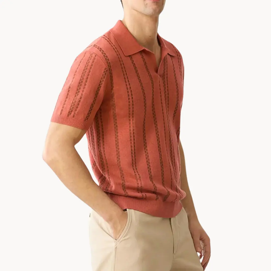 Classic Short-Sleeve Polo - Polo Shirt CAAYWORLD