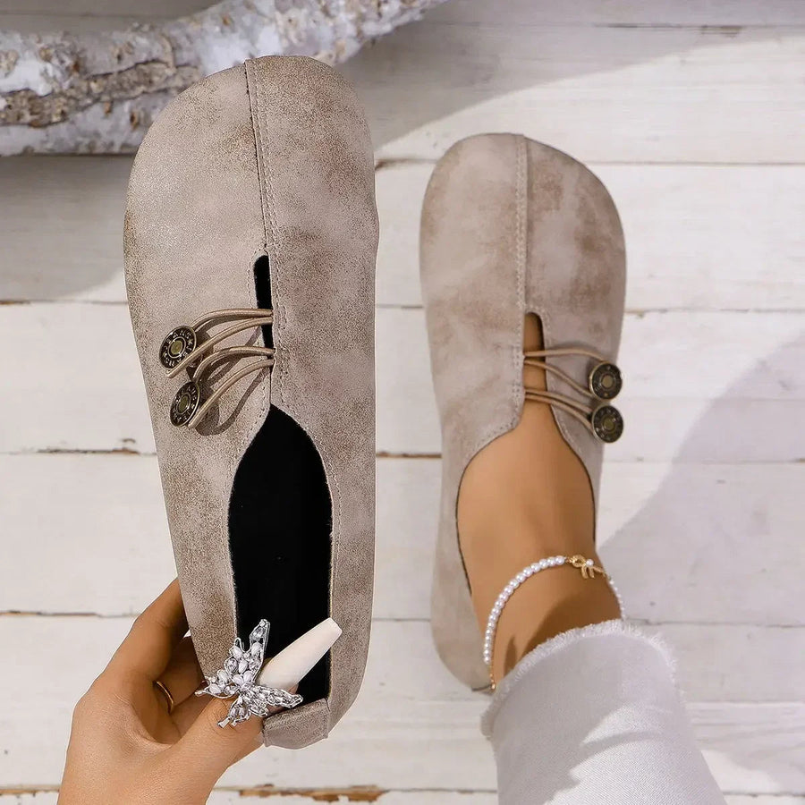 Classic Suede Slip-On - Loafers CAAYWORLD WOMEN