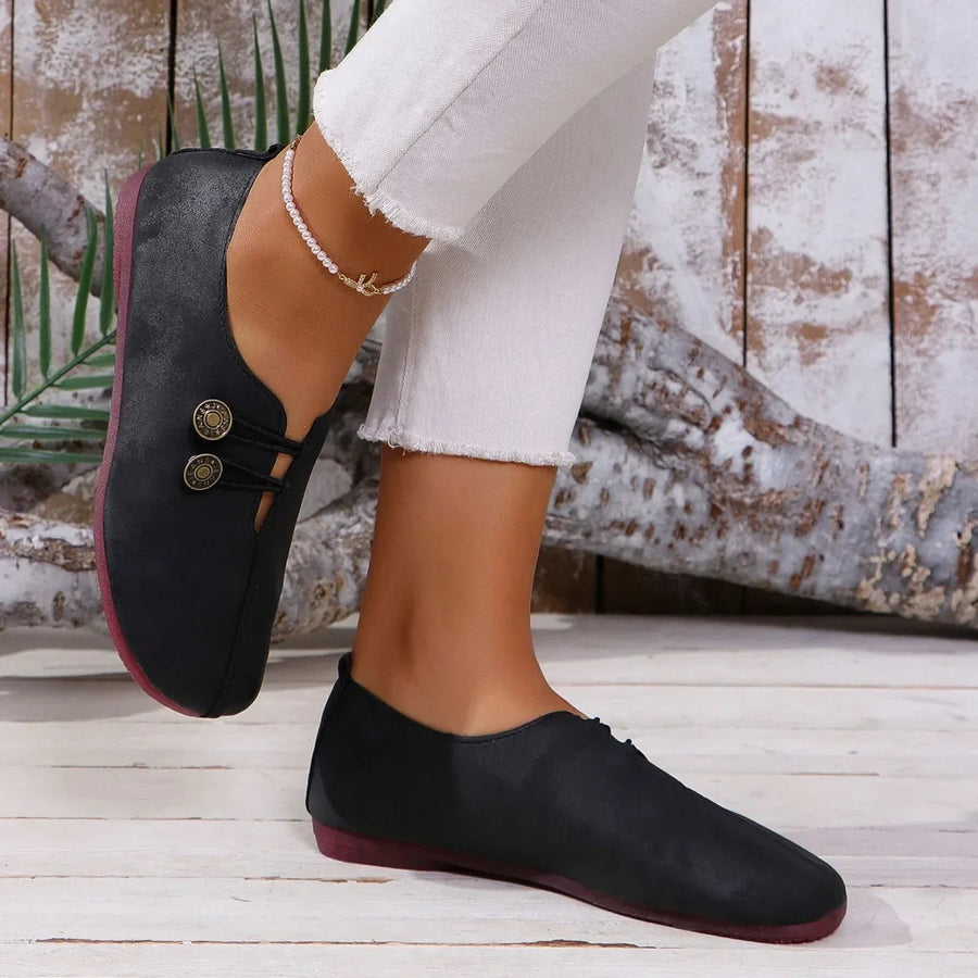 Classic Suede Slip-On - Loafers CAAYWORLD WOMEN